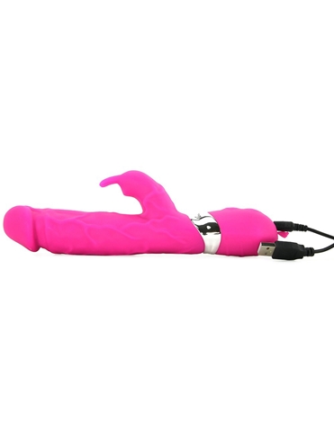 Bonnie Realistic Rabbit Vibrator Hot Pink ALT2 view 