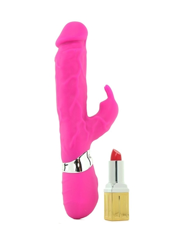 Bonnie Realistic Rabbit Vibrator Hot Pink ALT3 view 