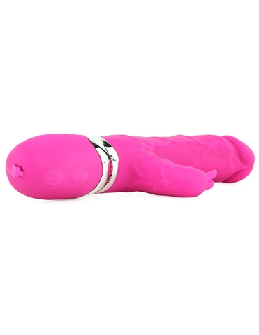 Bonnie Realistic Rabbit Vibrator Hot Pink ALT4 view 