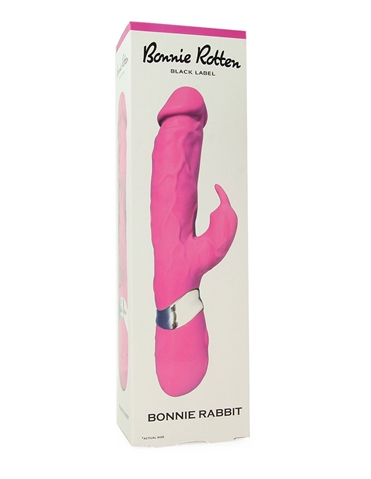 Bonnie Realistic Rabbit Vibrator Hot Pink ALT5 view 