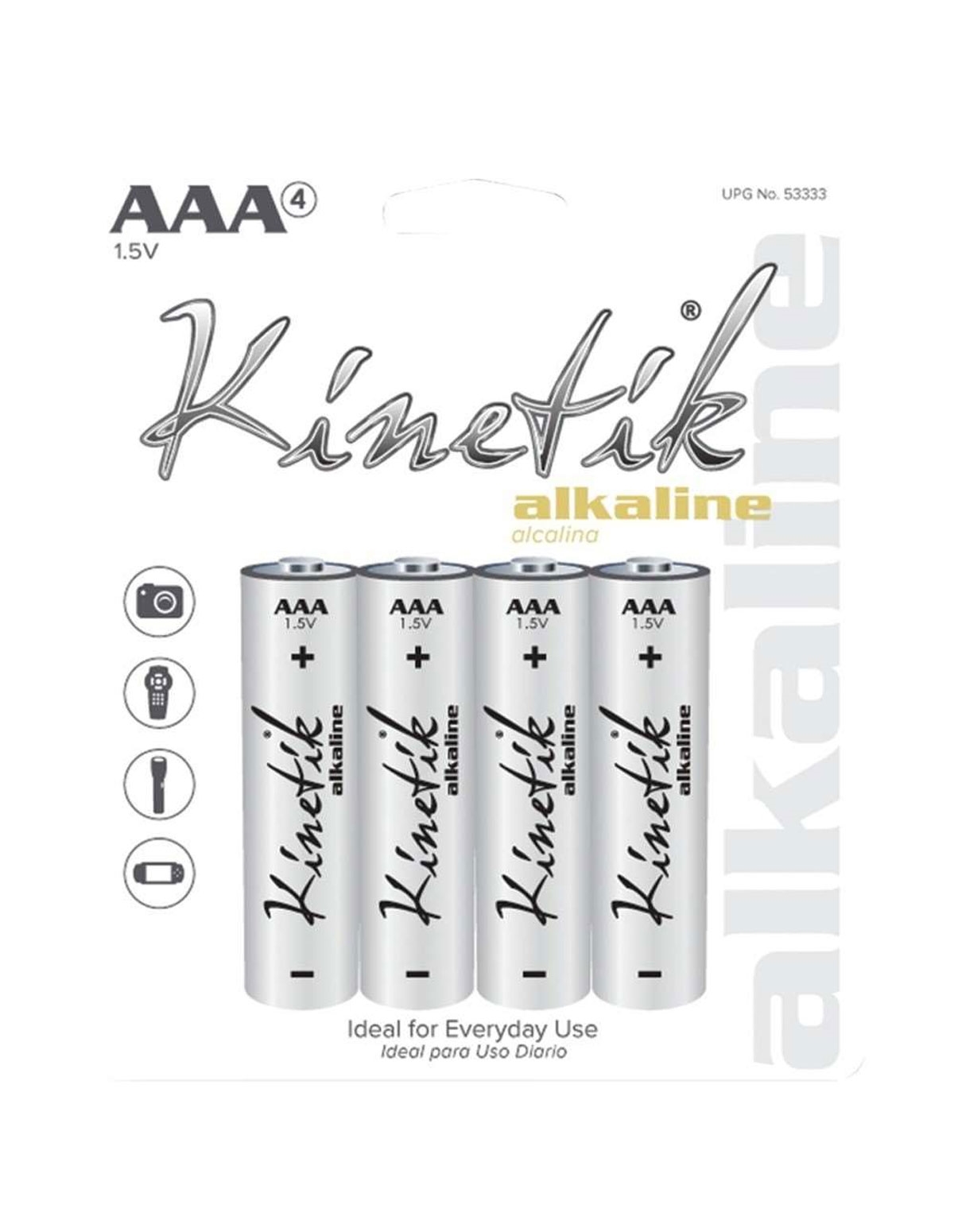 alternate image for Kinetik Aaa Alkaline Batteries