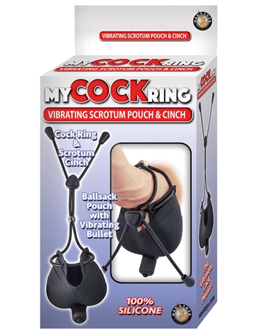 Vibrating C-Ring With Scrotum Cinch ALT view 