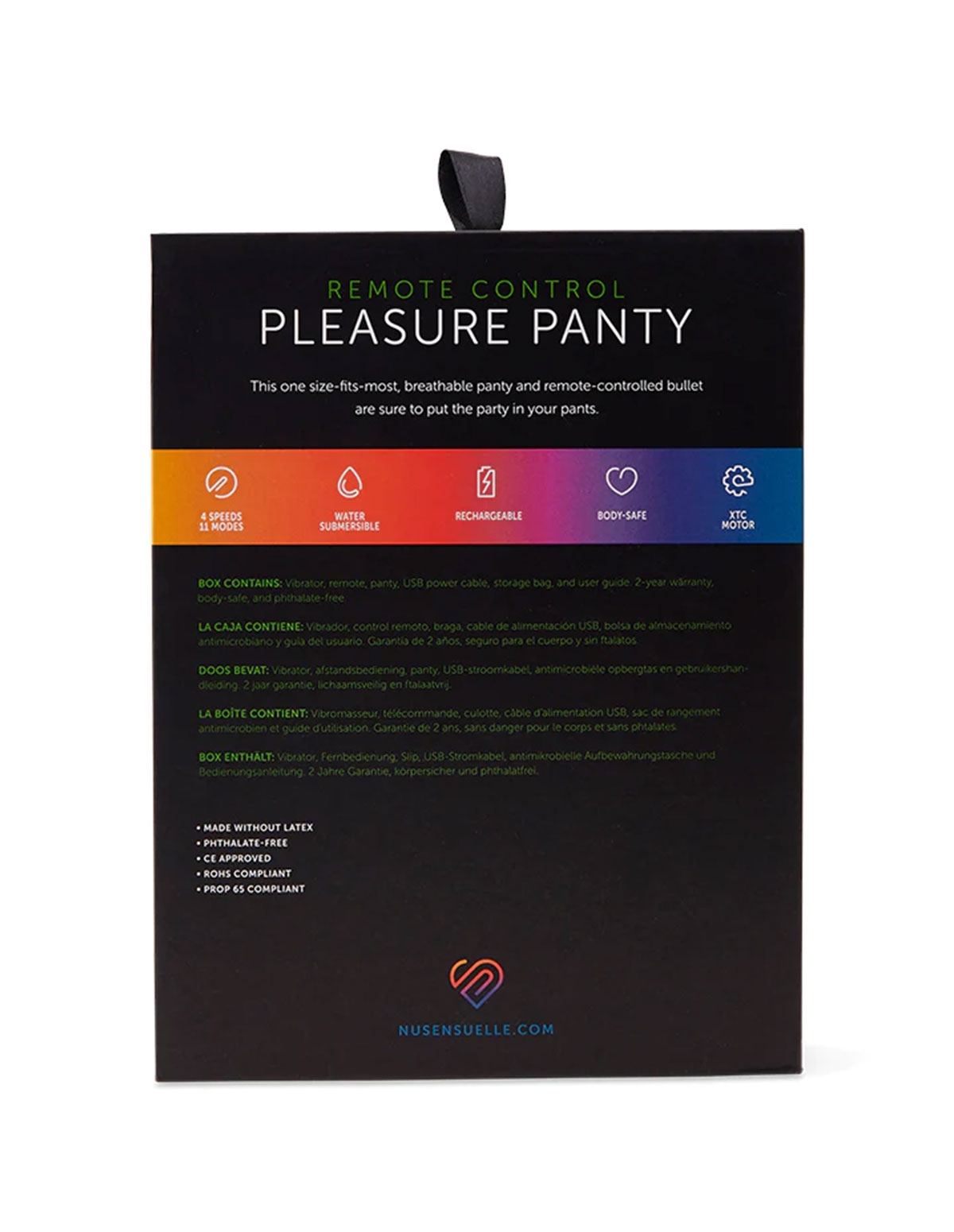 SENSUELLE VIBRATING PLEASURE PANTY BLACK/PURPLE - BT-W55PU-03235 | Lover's Lane SENSUELLE VIBRATING PLEASURE PANTY BLACK/PURPLE - BT-W55PU-03235 | Lover's Lane