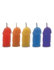 Additional  view of product PECKER PARTY CANDLES 5PK with color code NC