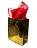 Additional GOLD view of product MEDIUM GOLD GIFT BAG with color code GD