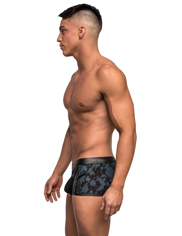 Strapped And Bound Boxer Short ALT1 view Color: BLE