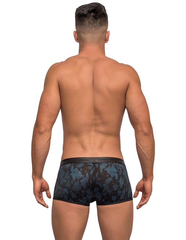 Strapped And Bound Boxer Short ALT2 view Color: BLE