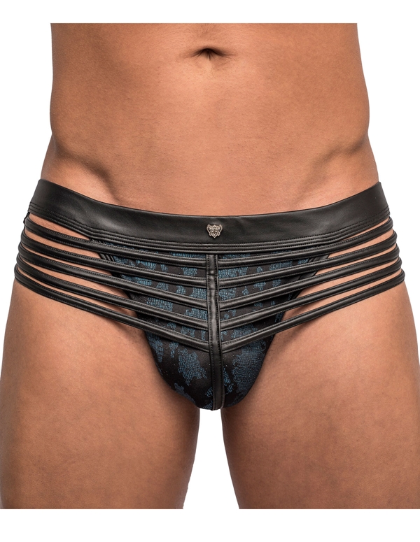 Strapped And Bound Jock ALT2 view Color: BLE