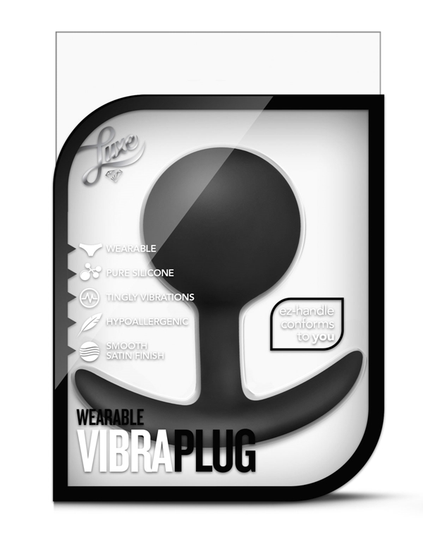Luxe Wearable Vibraplug ALT view Color: BK