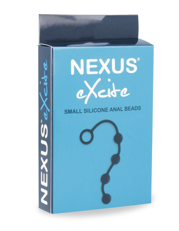 Excite Silicone Anal Beads ALT1 view Color: BK
