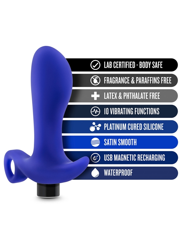 Supra Vibrating Prostate Massager ALT3 view Color: BL
