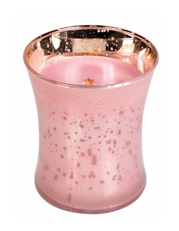 Woodwick Rose Hourglass Candle default view Color: PK