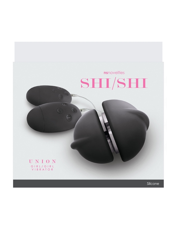 Shi Shi Union Girl/Girl Vibrator ALT1 view Color: BK
