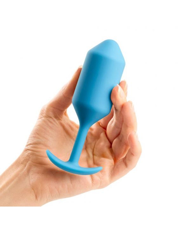 Snug Plug 3 Weighted Silicone Butt Plug ALT2 view Color: TL