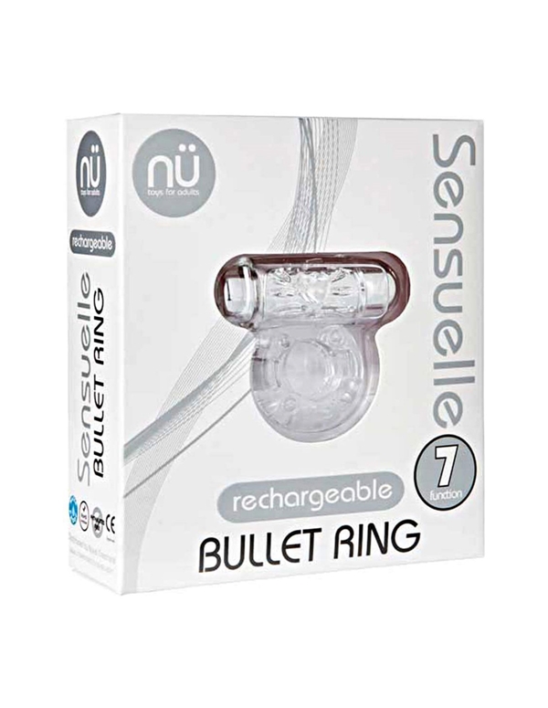 Sensuelle Rechargeable Bullet C-Ring ALT1 view Color: CL