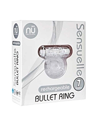 Alternate back view of SENSUELLE RECHARGEABLE BULLET C-RING