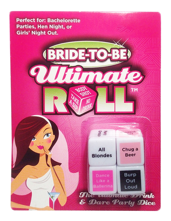 Bride To Be Ultimate Roll Party Dice default view Color: NC