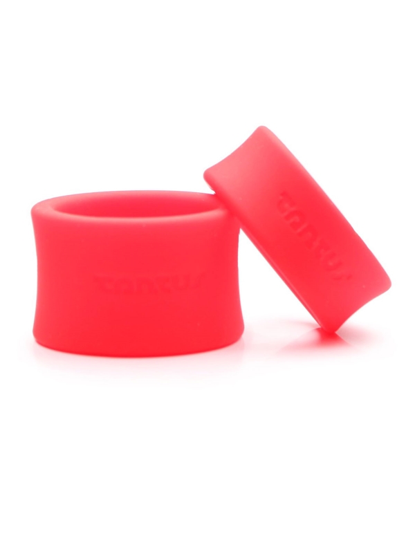 Tantus Red Silicone Ball Stretchers default view Color: RD