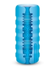 Alternate front view of ZOLO BACKDOOR SQUEEZABLE VIBRATING STROKER