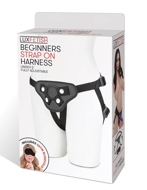 Lux Beginners Strap-On Harness ALT1 view Color: BK