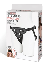 Alternate back view of LUX BEGINNERS STRAP-ON HARNESS