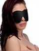Additional BLACK view of product STRICT FLEECE LINED BLINDFOLD with color code BK