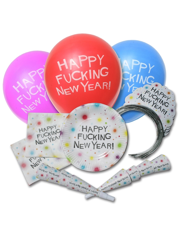 Happy Fucking New Year Party Pack default view Color: NC