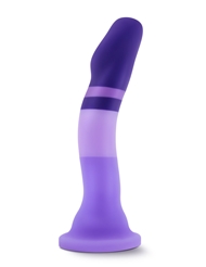 Alternate front view of AVANT PURPLE RAIN SUCTION CUP GSPOT DONG