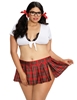 Additional RED PLAID view of product HOMEROOM HOTTIE SKIRT SET with color code RPD