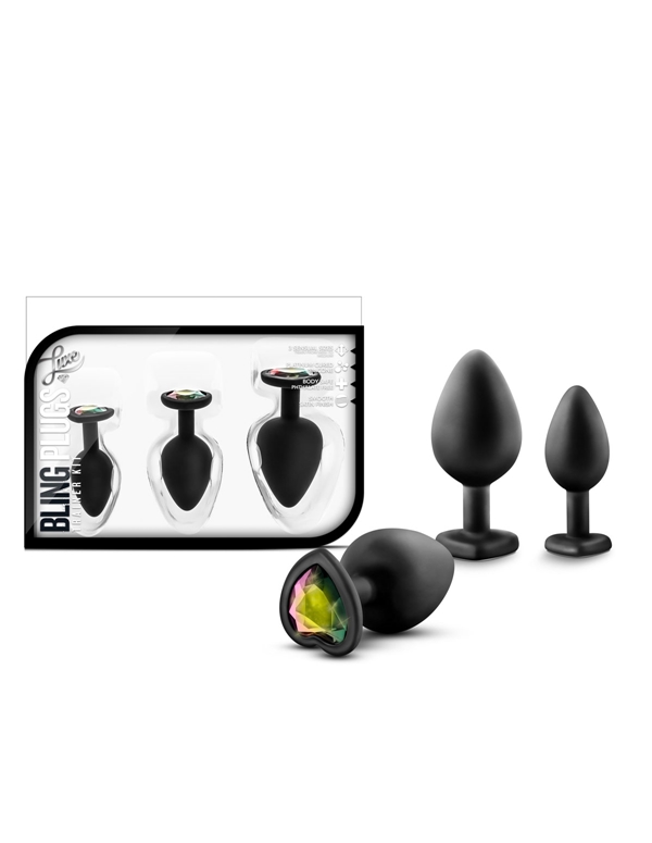 Luxe Bling Plugs Trainer Kit ALT2 view Color: BK