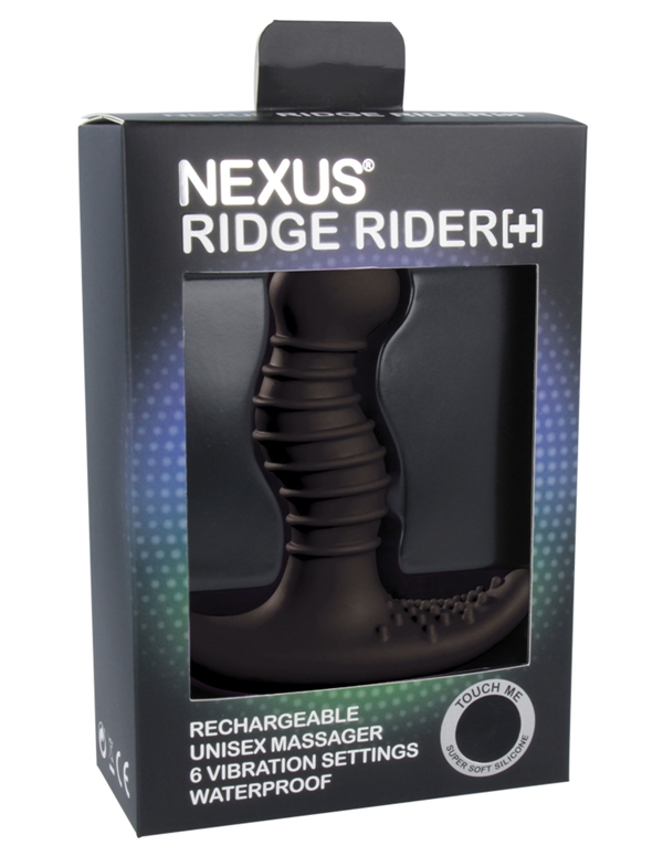 Ridge Rider Plus Unisex Vibrator ALT1 view Color: BK