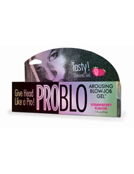 Alternate back view of PROBLO STRAWBERRY FLAVORED AROUSING GEL