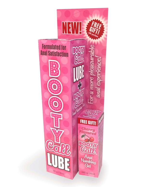 Bootycall Lube And Numbing Gel Duo Pack default view Color: NC