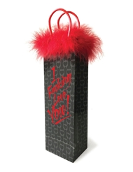 Front view of I F*ING LOVE YOU GIFT BAG