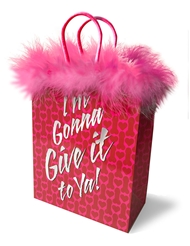 Alternate back view of IM GONNA GIVE IT TO YOU GIFT BAG