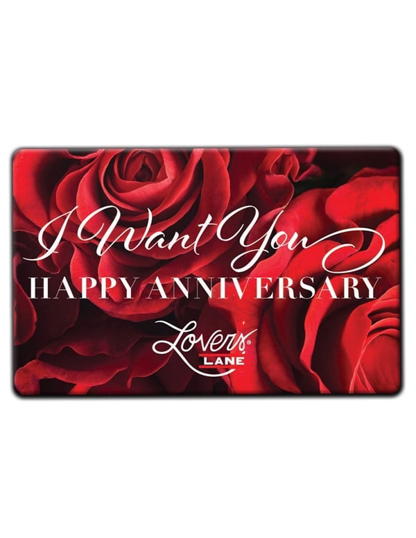 GIFT CARD - HAPPY ANNIVERSARY ROSES