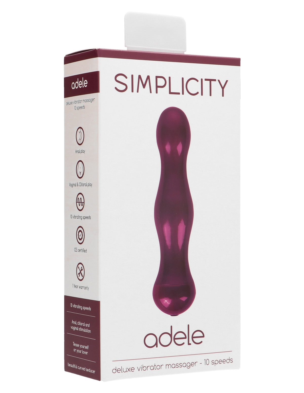 SIMPLICITY ADELE VIBRATOR - SIM043-03215 | Lover's Lane