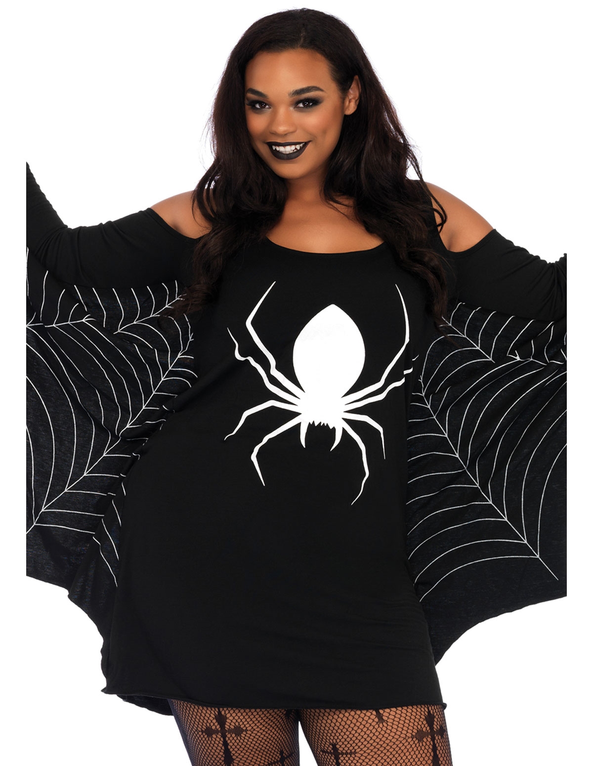 alternate image for Jersey Spiderweb Dress