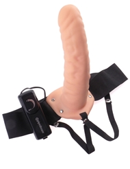 Alternate back view of FETISH FANTASY 8IN HOLLOW STRAP-ON