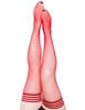 Additional RED view of product SANDRA FISHNET THIGH HIGH with color code RD