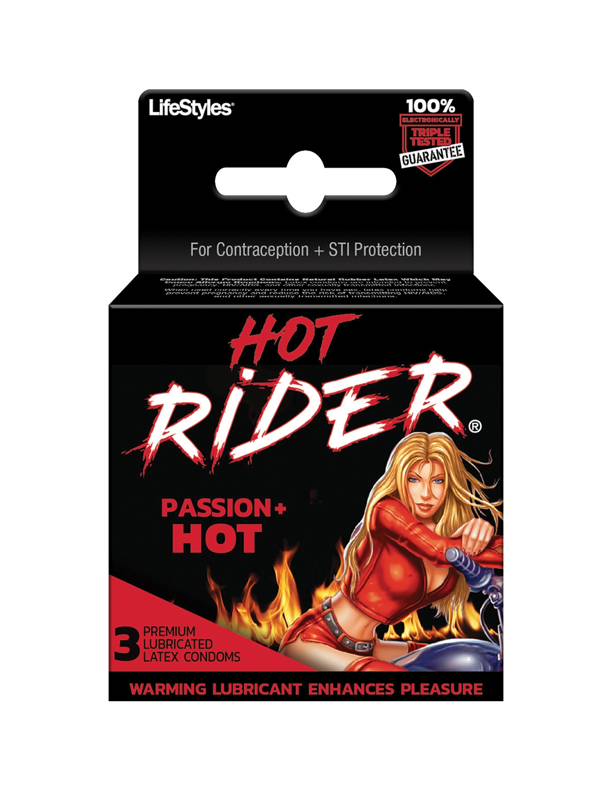 alternate image for Hot Rider Condoms 3Pk
