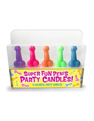 Additional  view of product SUPER FUN PENIS PARTY CANDLES with color code AS