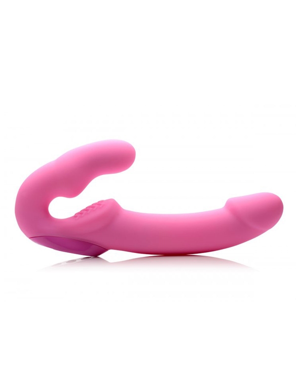 Urge Vibrating Strapless Strap-On With Remote ALT1 view Color: PK