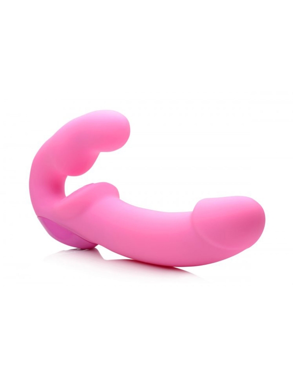 Urge Vibrating Strapless Strap-On With Remote ALT2 view Color: PK