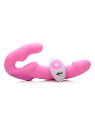 Alternate front view of URGE VIBRATING STRAPLESS STRAP-ON WITH REMOTE