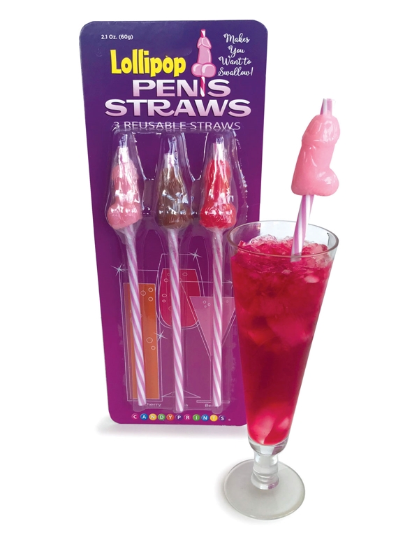 Candy Penis Straws default view Color: NC