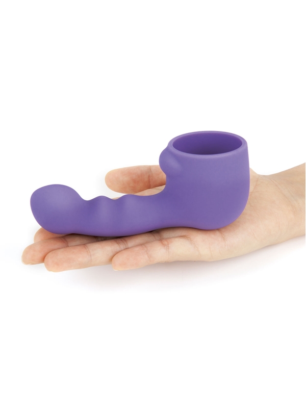 Ripple Petite Weighted Silicone Wand Attachment ALT2 view Color: VIO