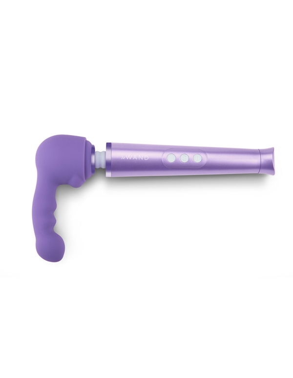 Ripple Petite Weighted Silicone Wand Attachment ALT4 view Color: VIO