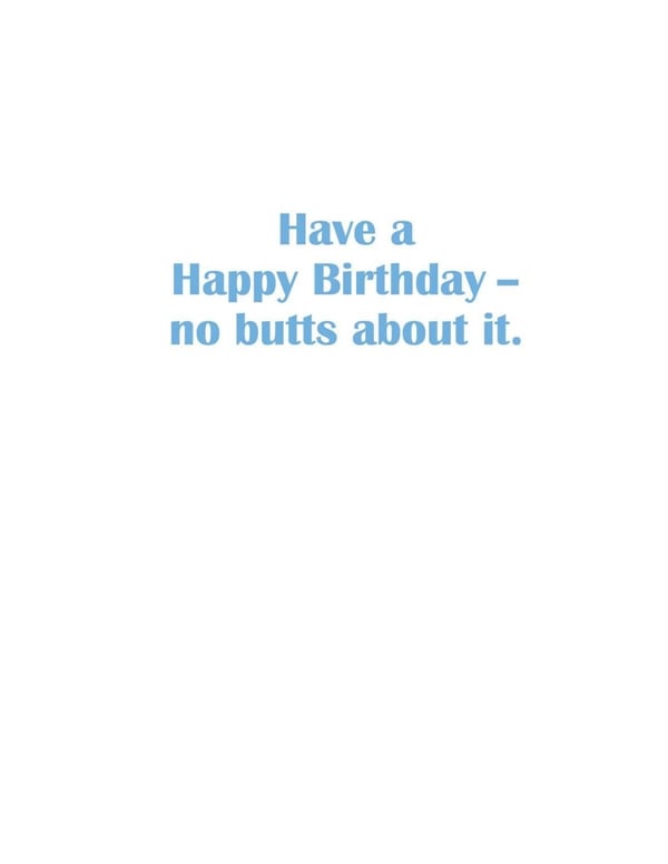 Male I Hope Your Day Is As Nice Birthday Card ALT view Color: NC