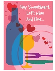 Additional  view of product HEY SWEETHEART COUPLES CARD with color code NC